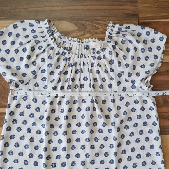 Loft pleated floral top - Picture 5 of 8